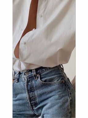 Free People Levi’s 501 Premium Denim Buttonfly Jeans